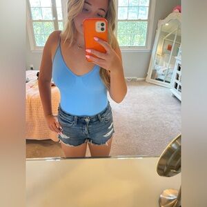 American Eagle Dark Wash Jean Shorts